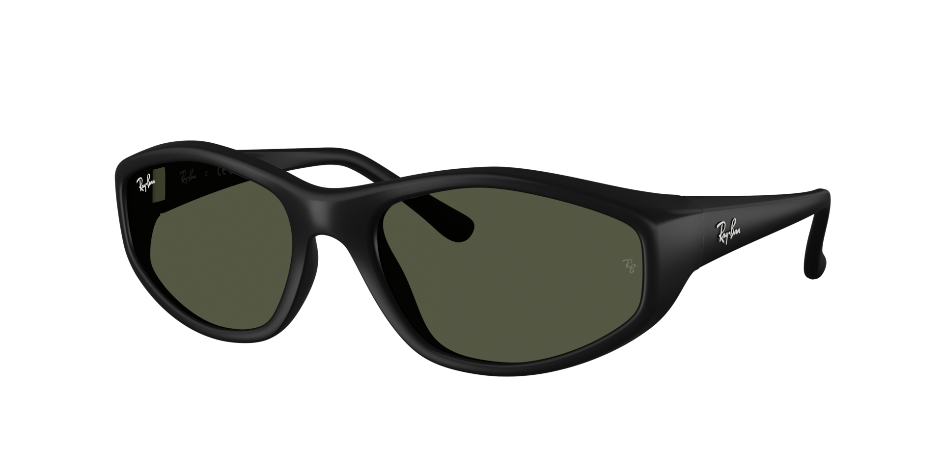Ray-Ban Unisex Sunglass RB2228 - Rahmenfarbe: Rubber Black, Linsenfarbe: Dunkelgrün
