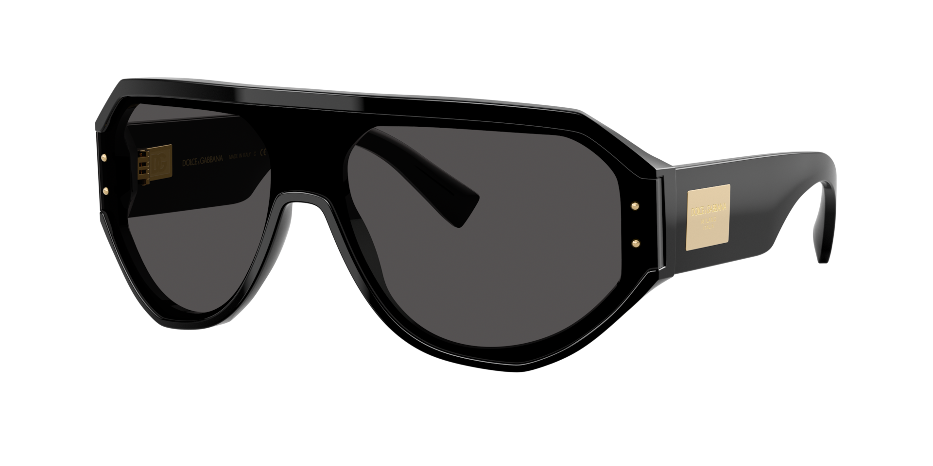DolceGabbana Homme Sunglass DG4481 - Couleur du Monture Noir Couleur de Lentille Gris fonc 258 €