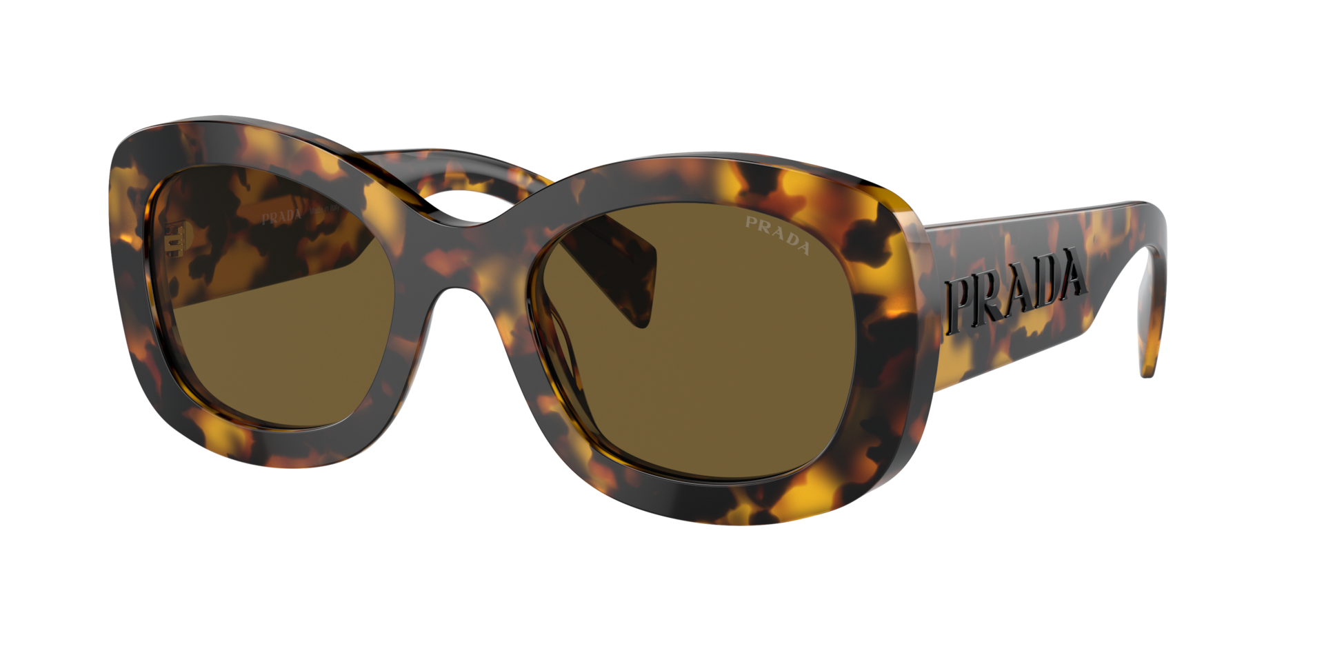 Prada PR A13S L (54 - 23) with Brown lenses and Tortoise frame