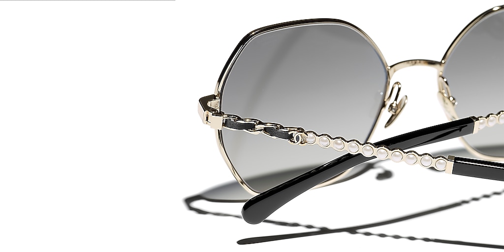 Chanel Square Sunglasses CH4281QH L (56 - 17) with Grey lenses and
