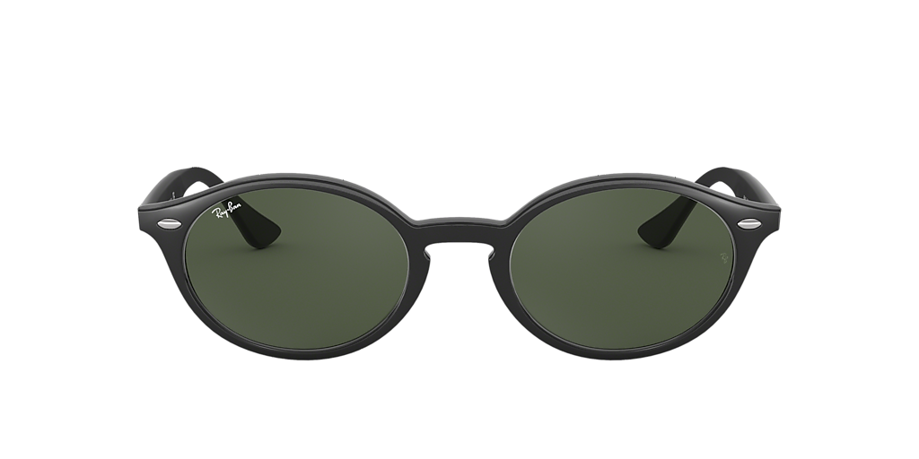 Ray-Ban RB4371 Round Black Sunglasses G-15 Green Lens 55mm Italy Case Replacement Lenses for Ray-Ban Replacement Lenses RB4371  main image 3