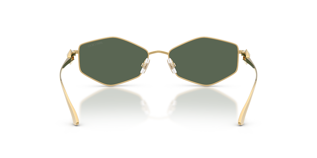 Jimmy Choo JC4017 M (55 - 16) with Green lenses and Gold frame