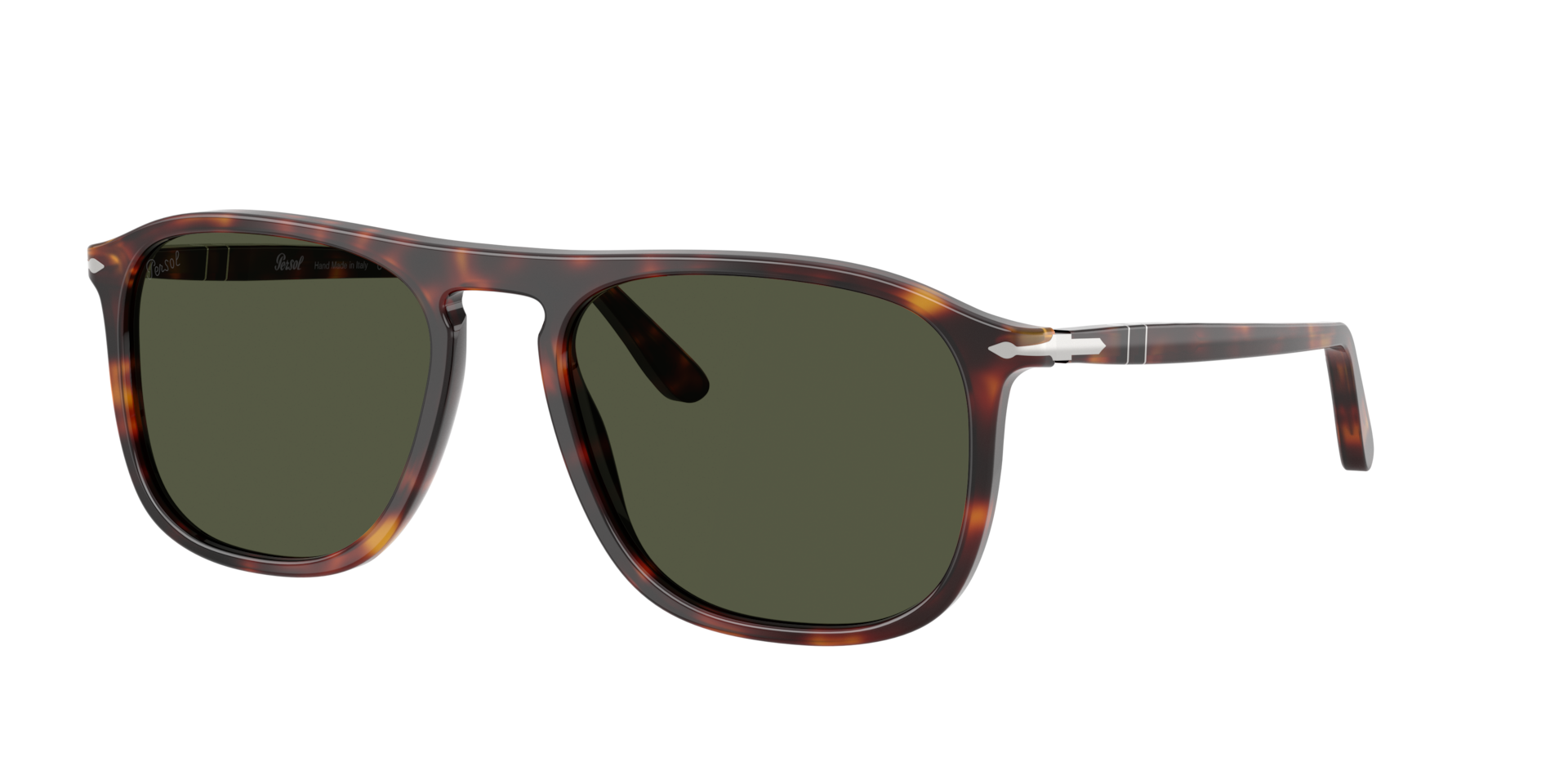 Persol Unisex Green Po3392s 24/31 Sunglasses Acetate Turtle Squared Normal - Image 3