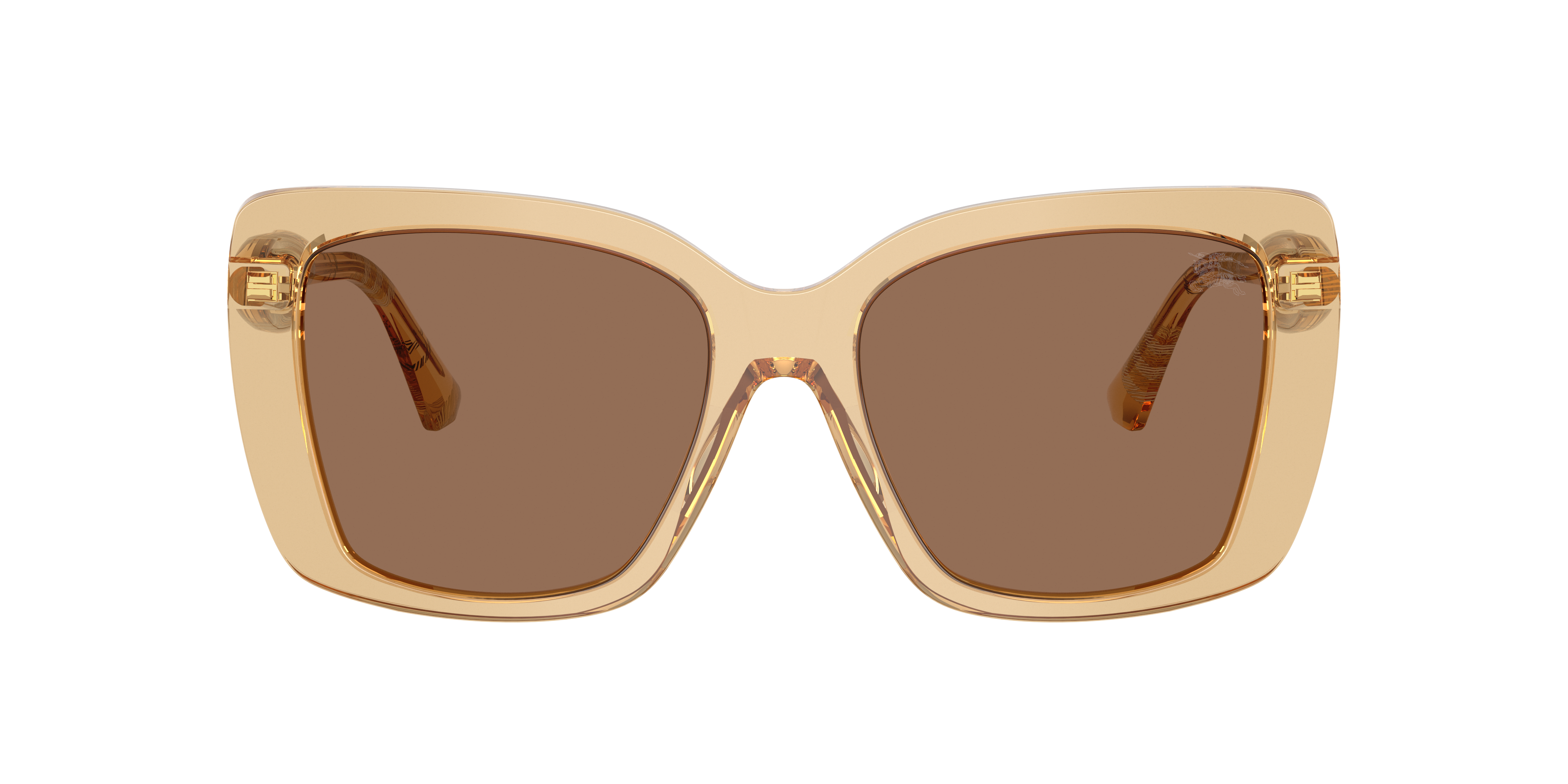Burberry BE4456 M (54 - 18) with Brown lenses and Beige frame
