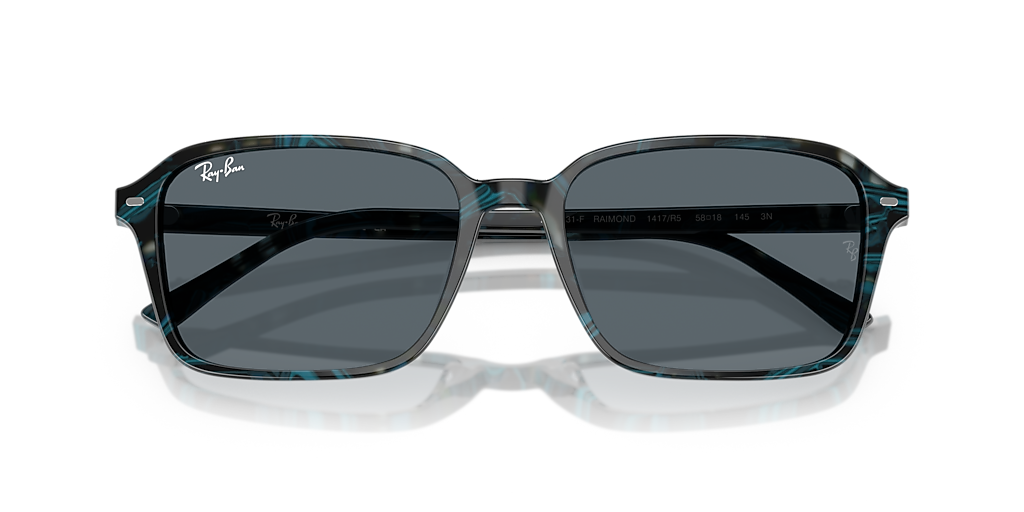 Ray-Ban Raimond L (56 - 18) with Blue lenses and Blue frame
