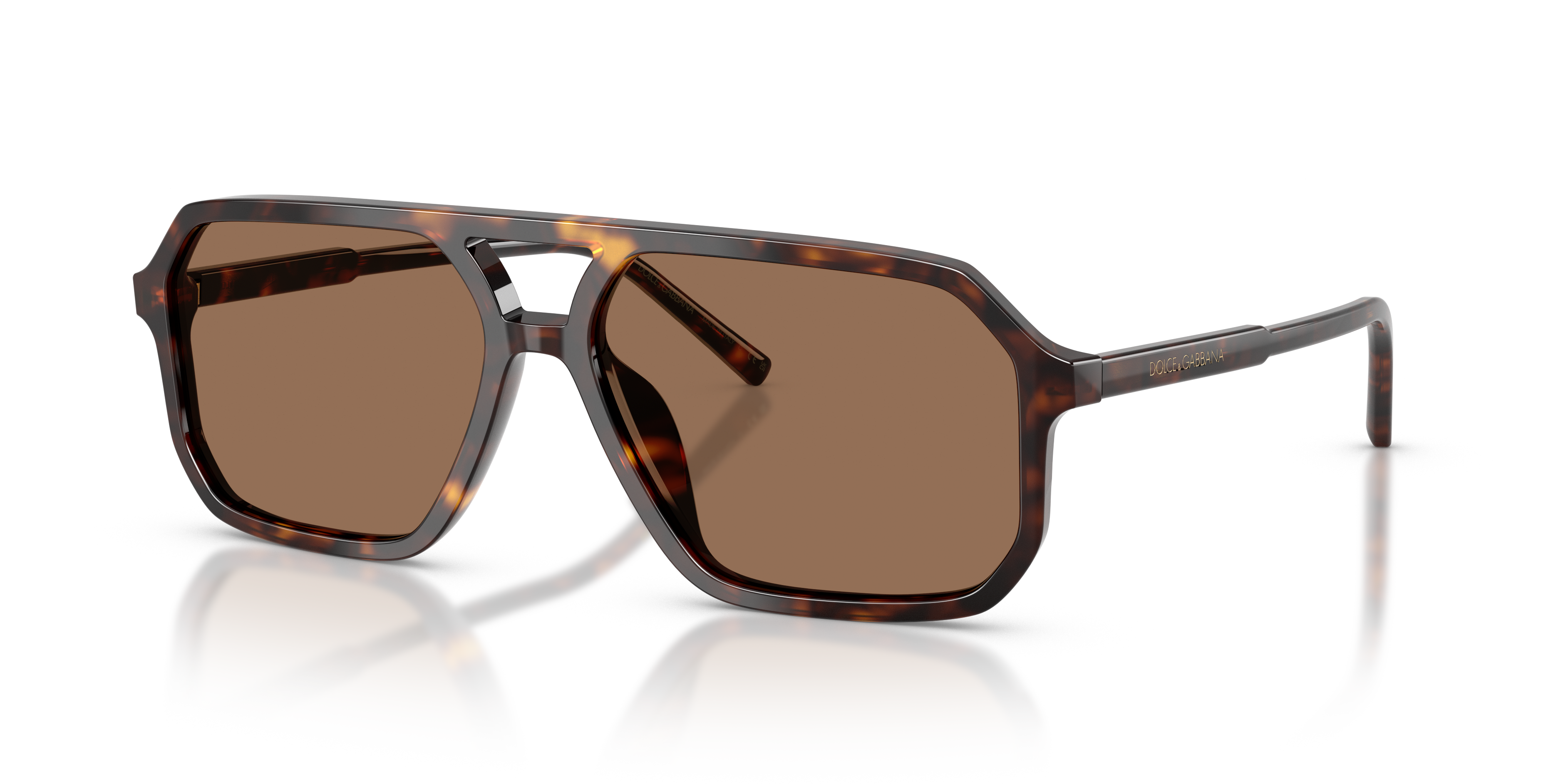 Dolce&Gabbana DG4541 XL (59 - 15) with Brown lenses and Tortoise
