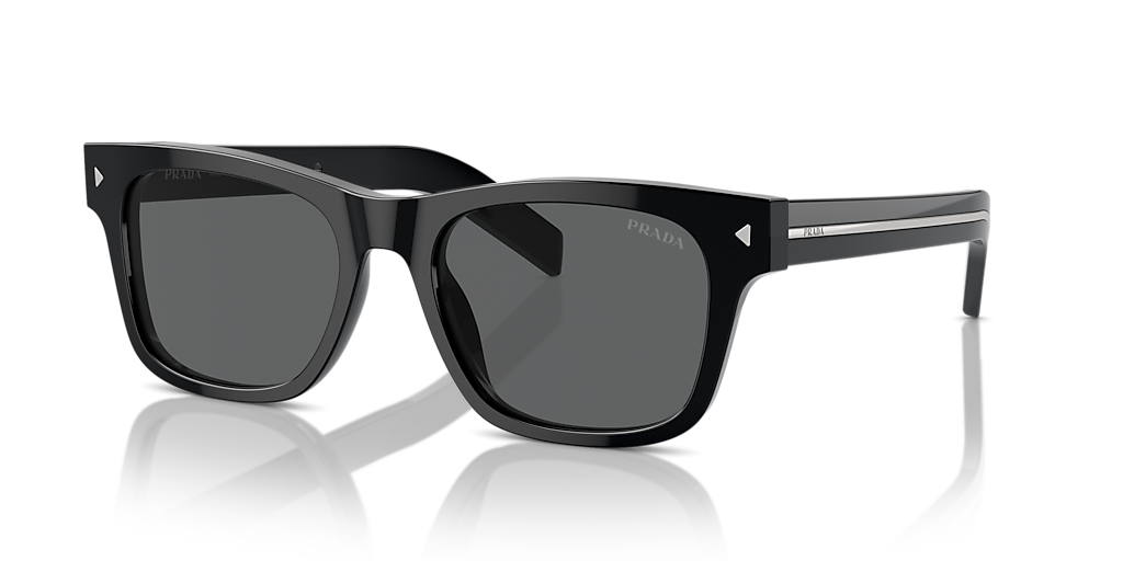 Prada PR A17SF XL (55 - 18) with Grey lenses and Black frame