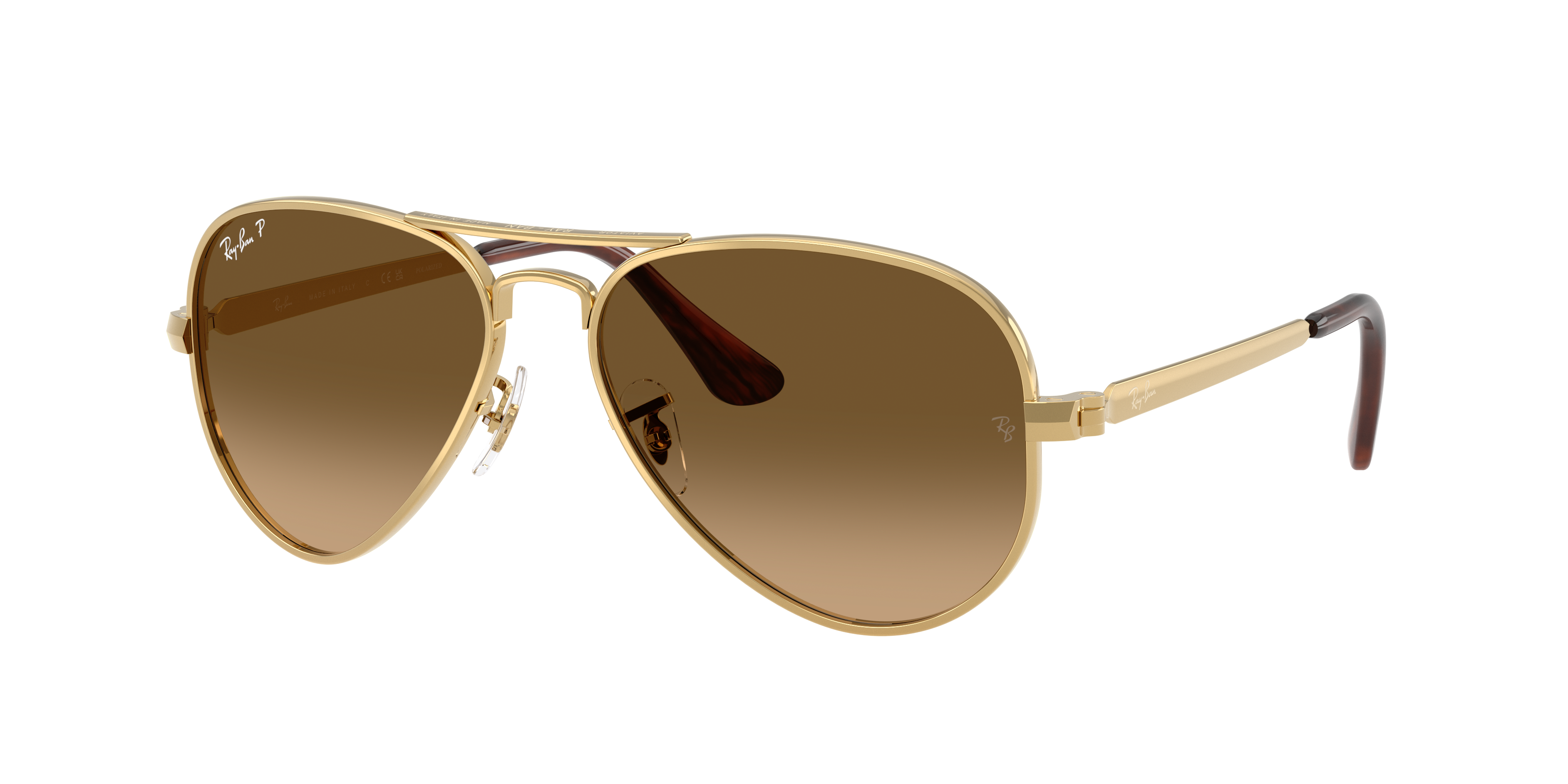 Ray-Ban Aviator Max XL (58 - 16) with Grey lenses and Gold frame