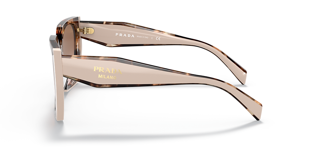 Prada PR 15WS M (54 - 19) with Brown lenses and Tortoise frame