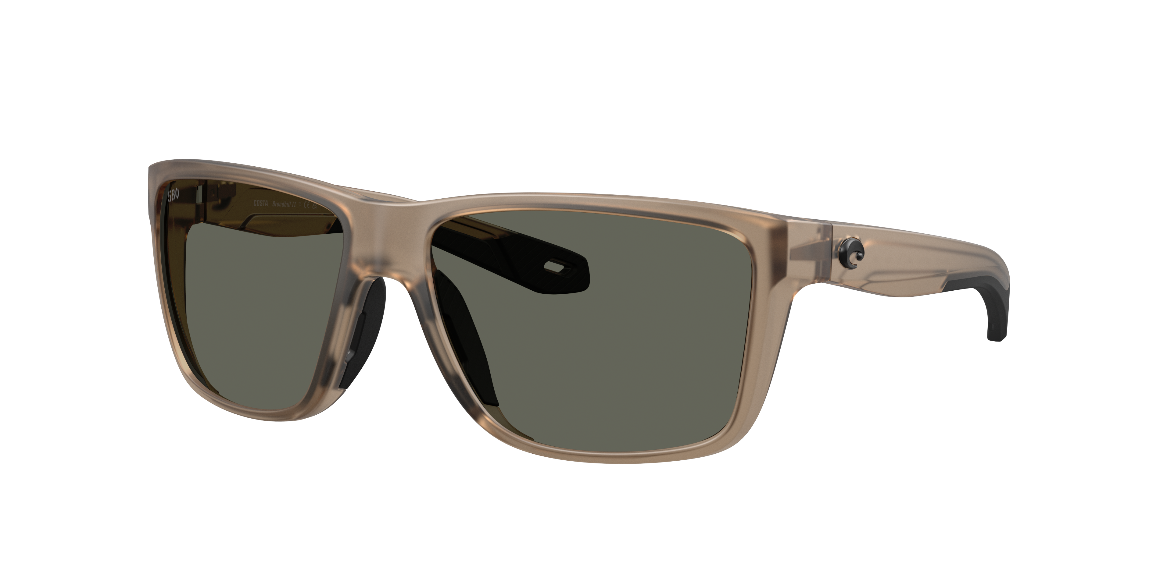 Costa Man Sunglass Broadbill II -  Frame color: Matte Brown Smoke, Lens color: Gray