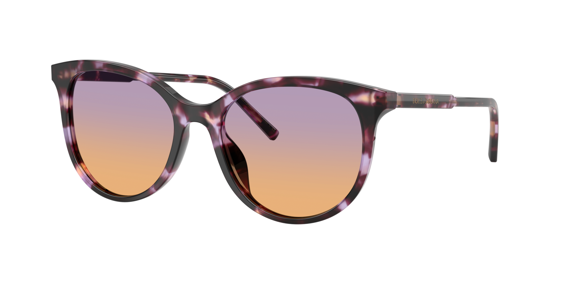 Dolce&Gabbana Woman Sunglass DG4540 -  Frame color: Violet Havana, Lens color: Orange/Violet