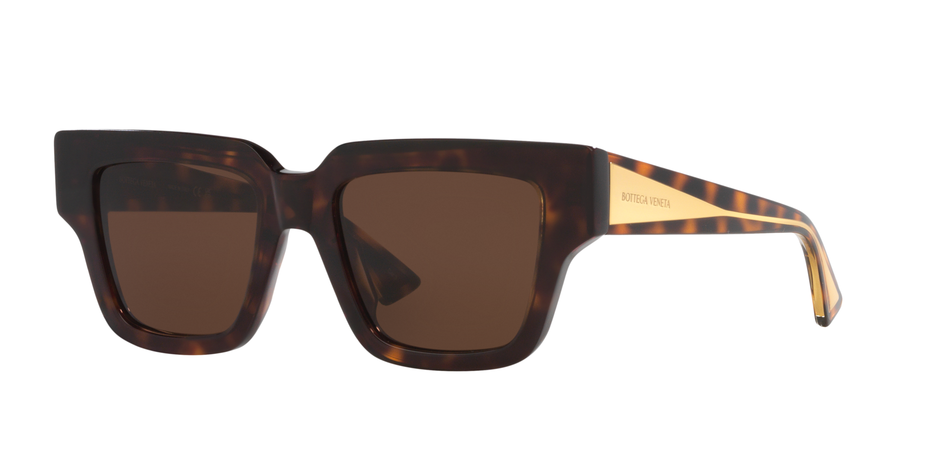 Bottega Veneta Femme Sunglass BV1276S - Couleur du Monture caille Couleur de Lentille Brun 410 €