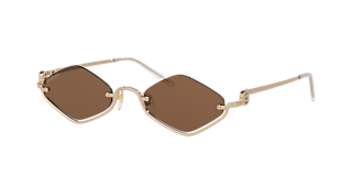 Gucci GG1579S S (53 - 22) with Brown lenses and Tortoise frame