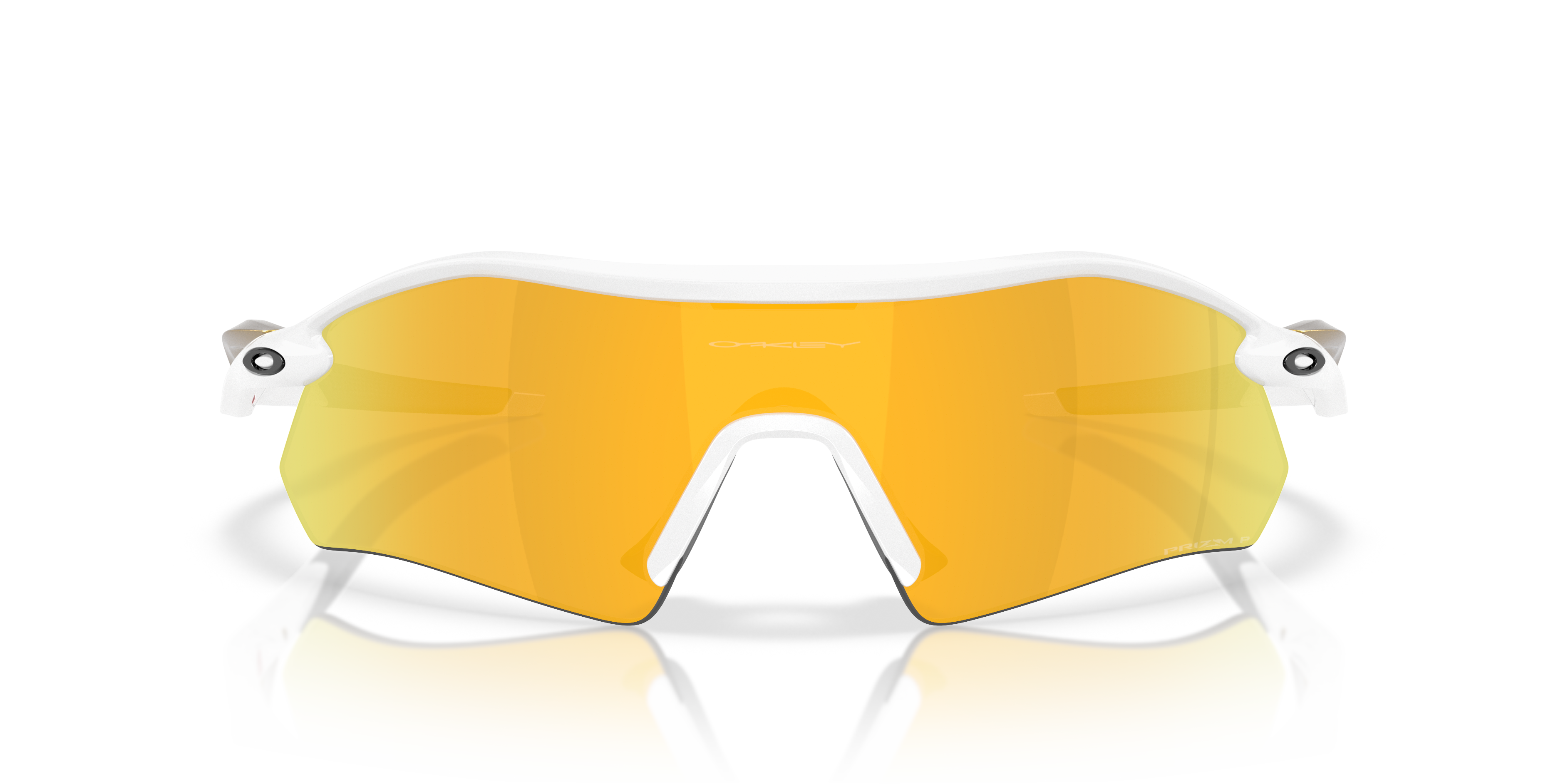 Oakley Radar® Plate​ L (36 - 136) with Gold lenses and White frame