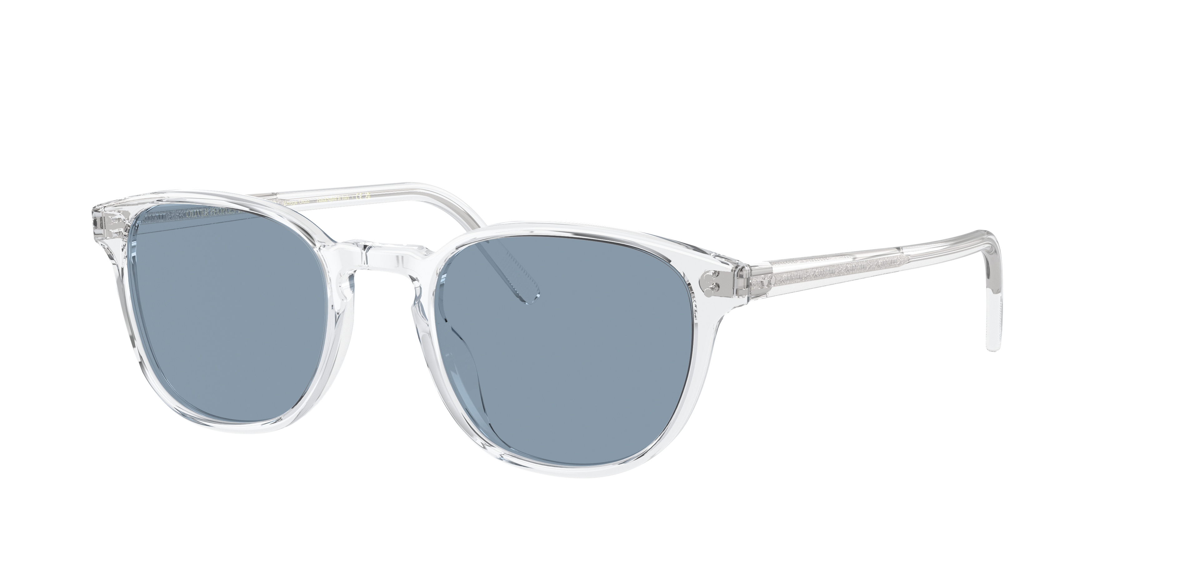 Oliver Peoples Man Sunglass OV5219S Fairmont Sun -  Frame color: Crystal, Lens color: Azure Mirror Blue