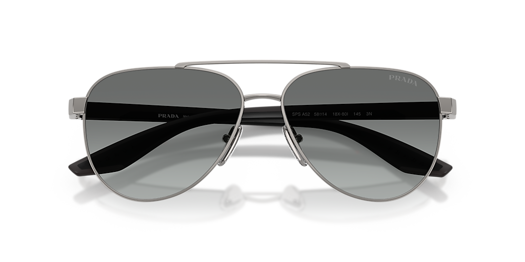 Prada Linea Rossa PS A52S XL (58 - 14) with Grey lenses and Grey