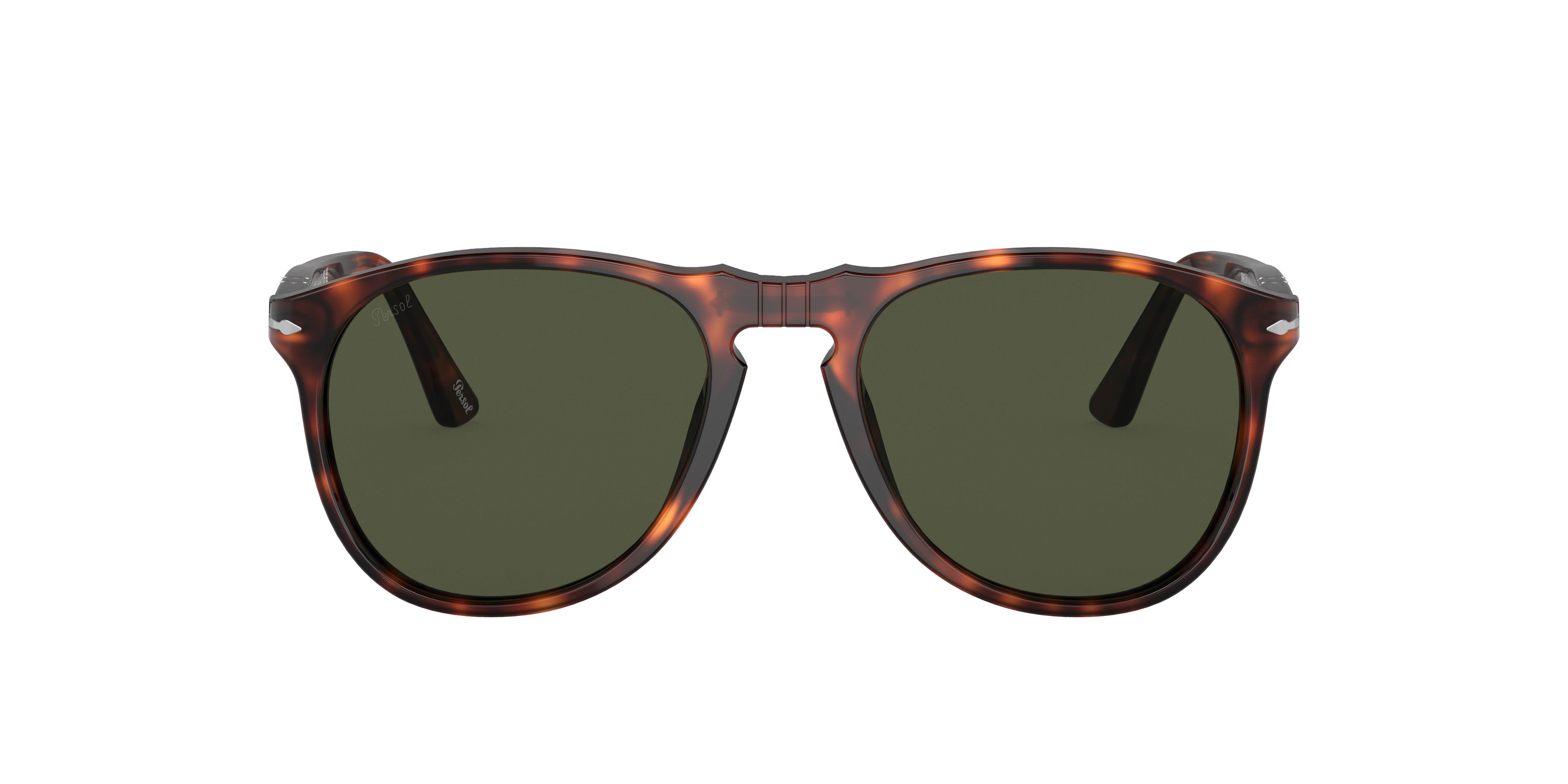 Persol PO9649S L (55 - 18) with Green lenses and Tortoise frame