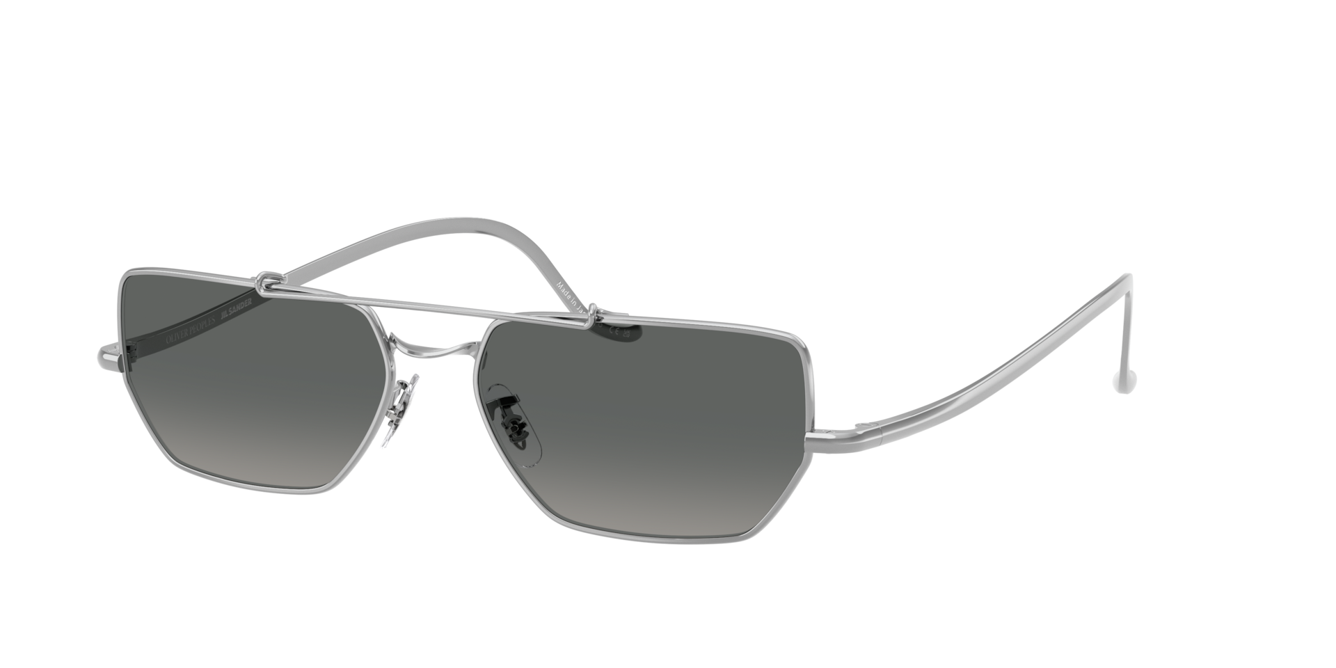 Oliver Peoples Unisex Sunglass Edition 7 - Rahmenfarbe: Silber, Linsenfarbe: Grau Verlaufstönung