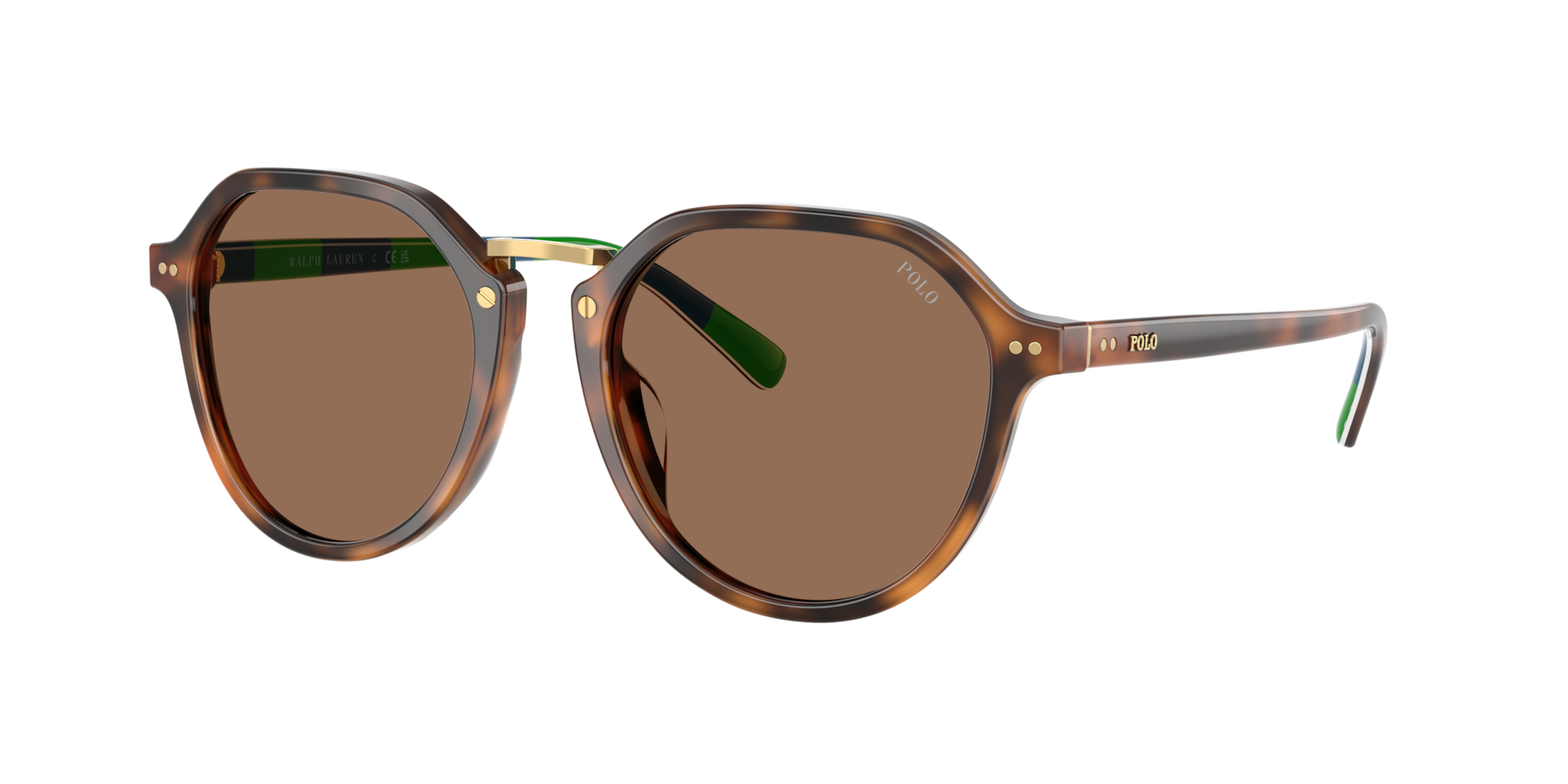 Polo Ralph Lauren Man Sunglass PH4223U -  Frame color: Shiny Red Havana, Lens color: Dark Brown