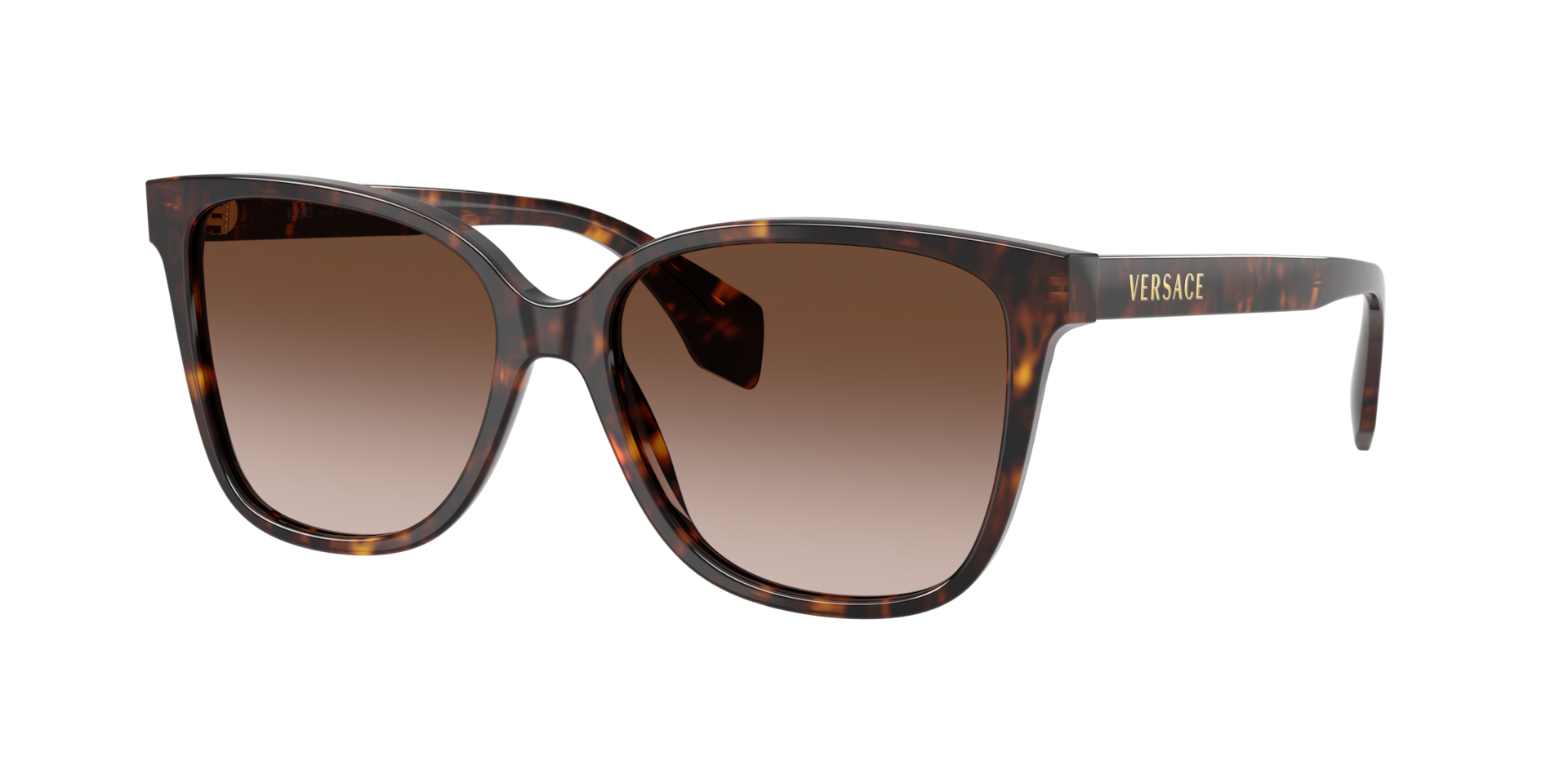 Versace Woman Sunglass VE4523 -  Frame color: Dark Havana, Lens color: Brown Gradient