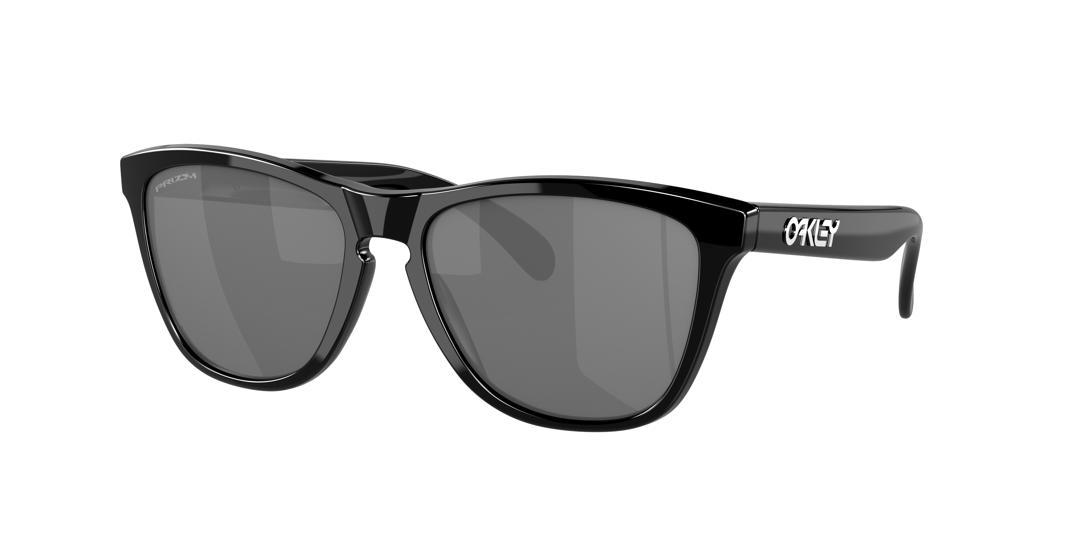 Oakley Frogskins™ (Low Bridge Fit) XL (54 - 17) with Black lenses