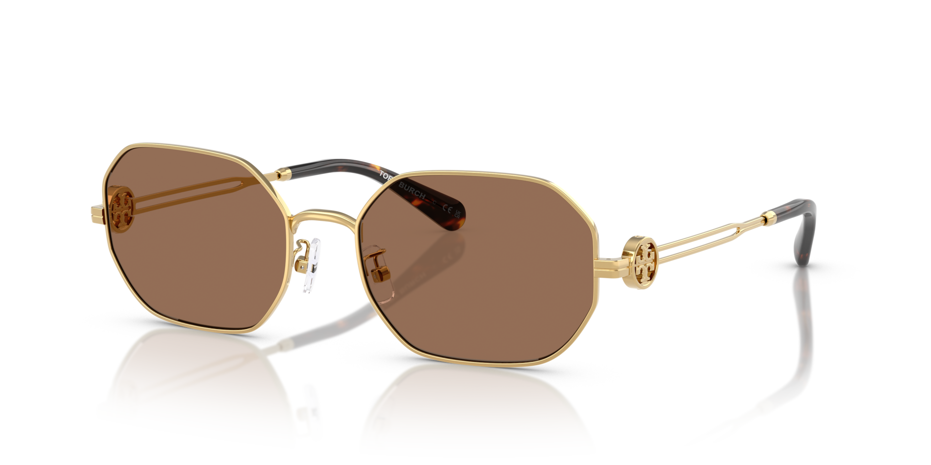 Tory Burch TY6113 XL (55 - 18) with Brown lenses and Gold frame