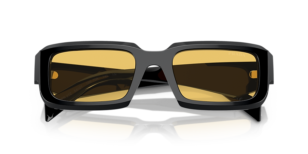 Prada PR 27ZS L (54 - 21) with Yellow lenses and Black frame