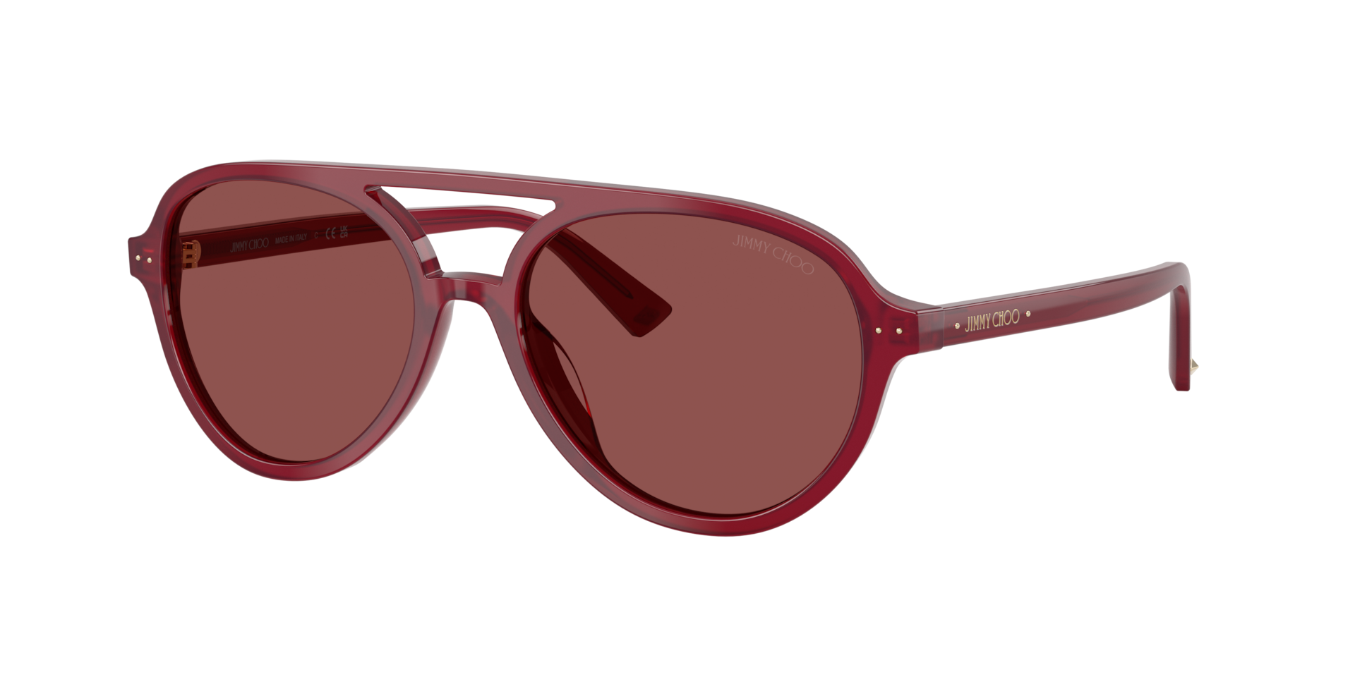 Jimmy Choo Woman Sunglass JC5055U -  Frame color: Opaline Cranberry, Lens color: Dark Violet