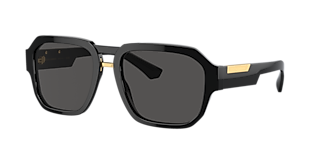 Besuchen Sonnenbrille Dolce&Gabbana DG4464 L (56-19) mit Grau glÄser und Schwarz gestell Besuchen Sonnenbrille Dolce&Gabbana DG4464 L (56-19) mit Grau glÄser und Schwarz gestell