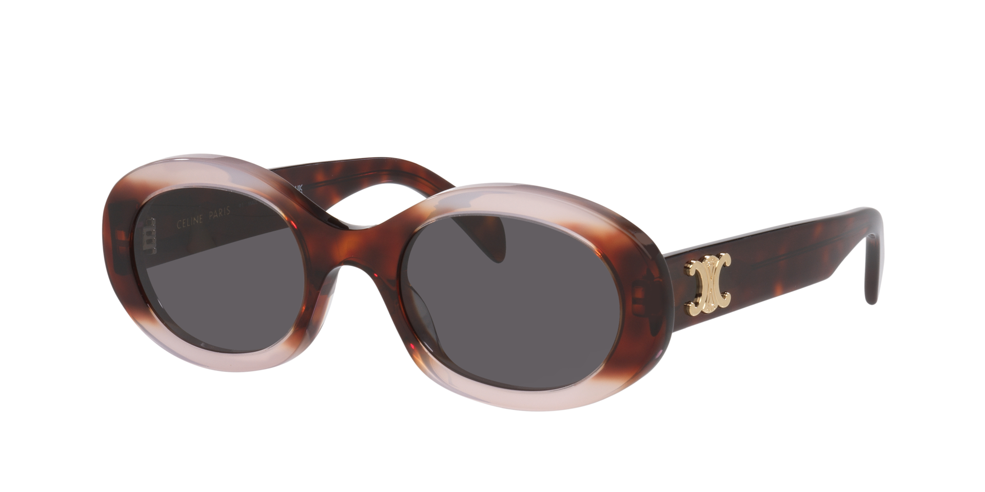 Celine CL40194U S (52 - 22) with Grey lenses and Tortoise frame