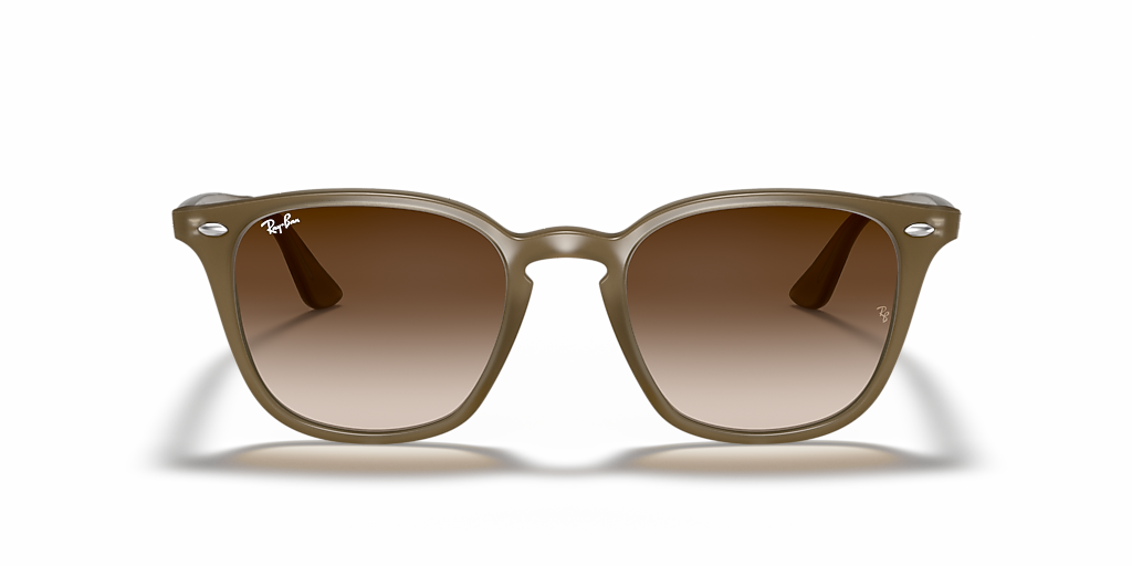 Ray-Ban RB4258 L (52 - 20) with Brown lenses and Beige frame