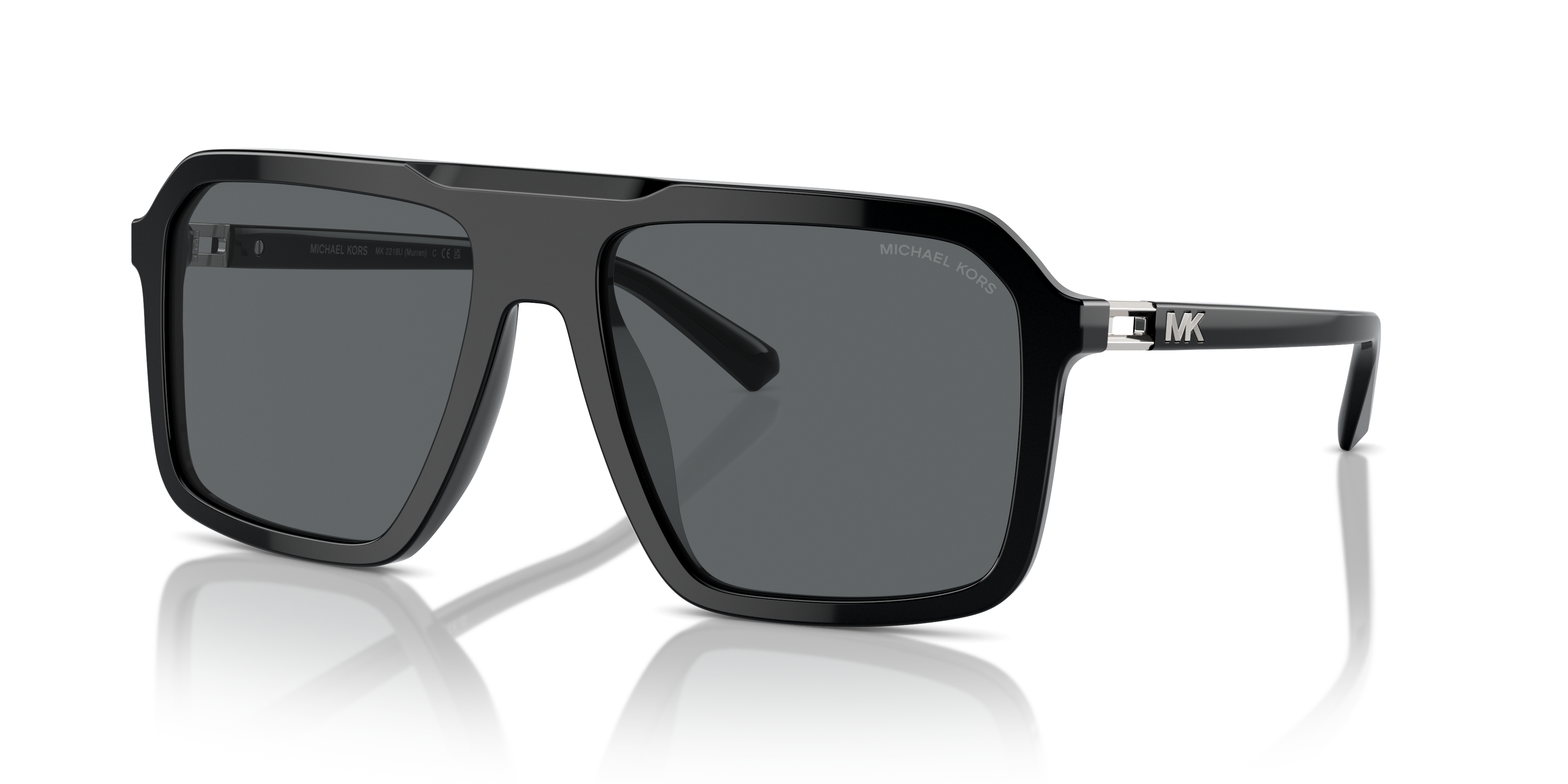 Michael Kors Murren XL (58 - 18) with Grey lenses and Black frame