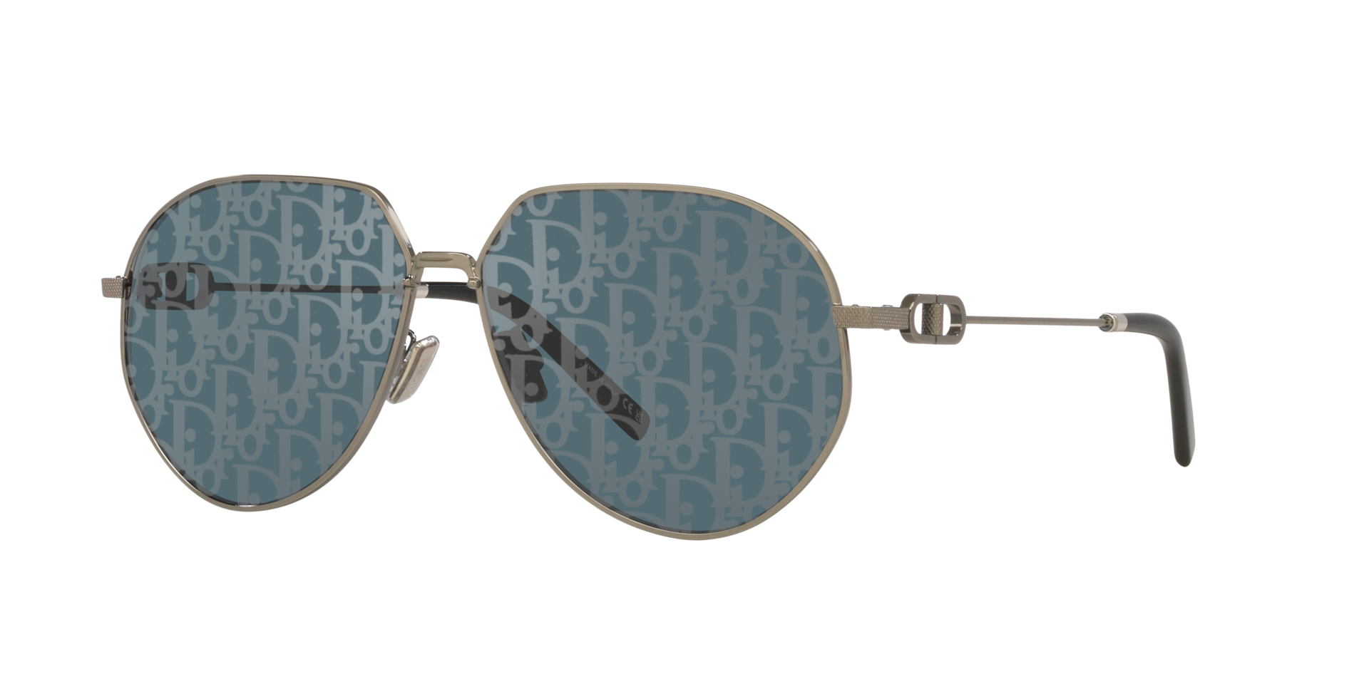 DIOR Man Sunglass Dm40026U -  Frame color: Grey, Lens color: Blue Mirror