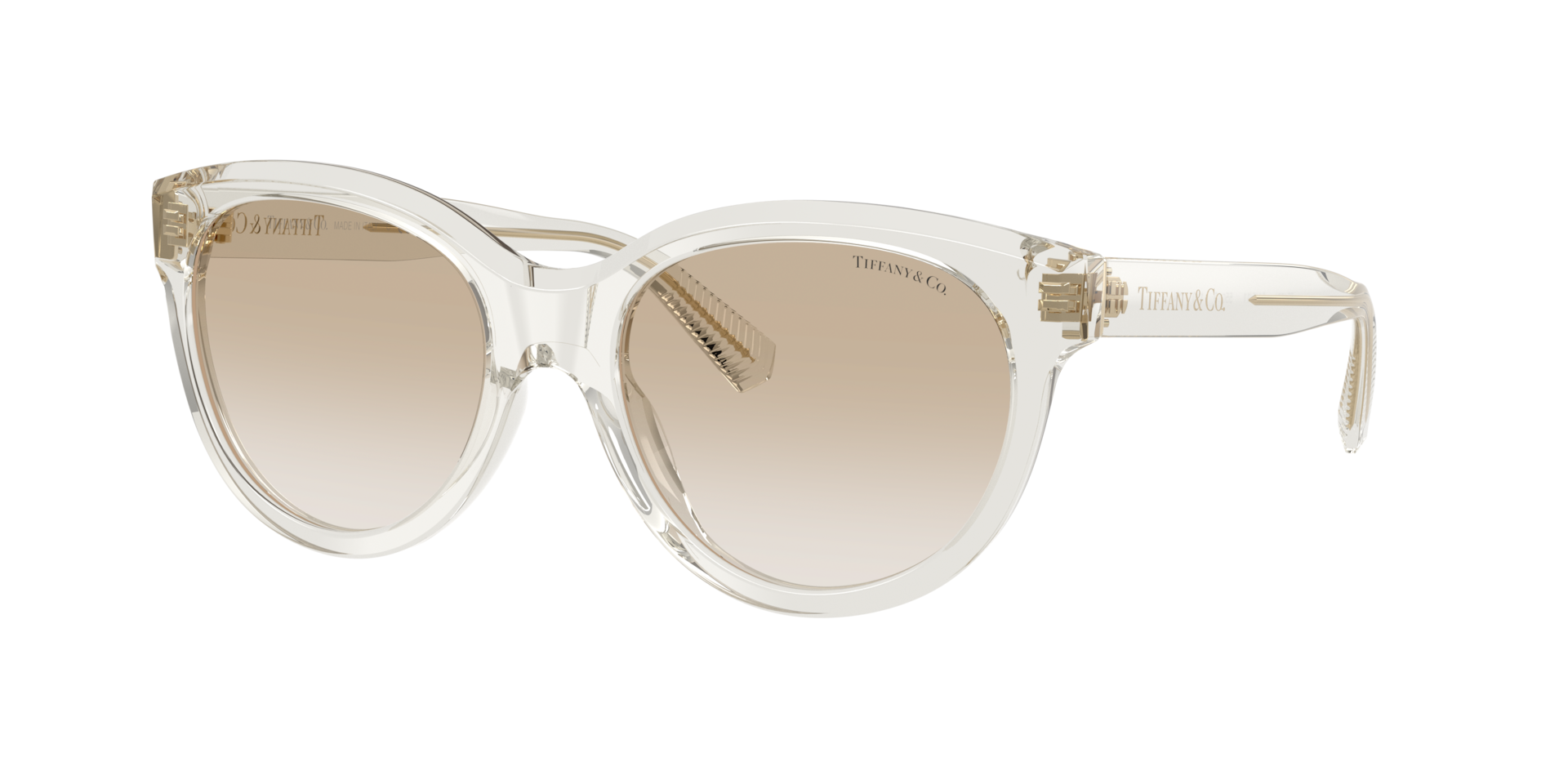Tiffany & Co. Woman Sunglass TF4271 -  Frame color: Crystal Beige, Lens color: Neutral Gradient Light Grey