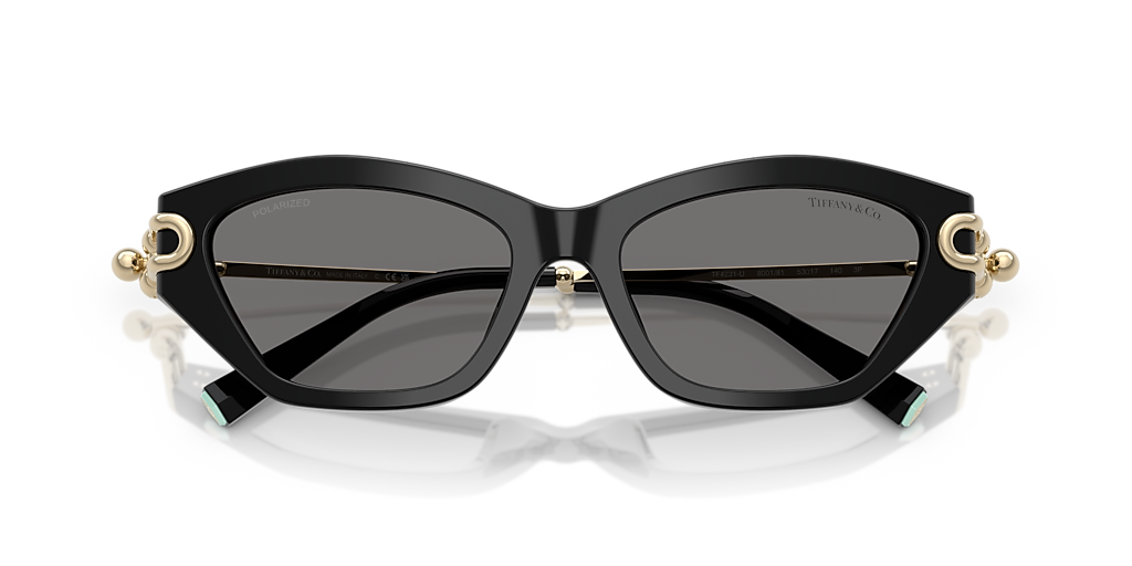 Tiffany & Co. TF4231U XL (53 - 17) with Grey lenses and Black