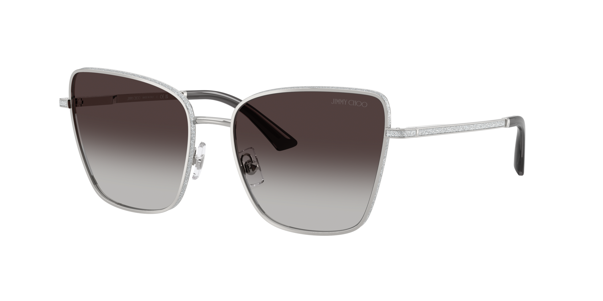 Jimmy Choo Woman Sunglass JC4023J -  Frame color: Silver, Lens color: Gradient Gray