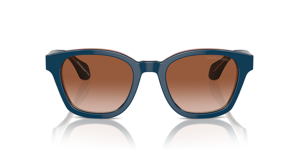 Giorgio Armani AR8207 M (50 - 21) with Brown lenses and Blue frame