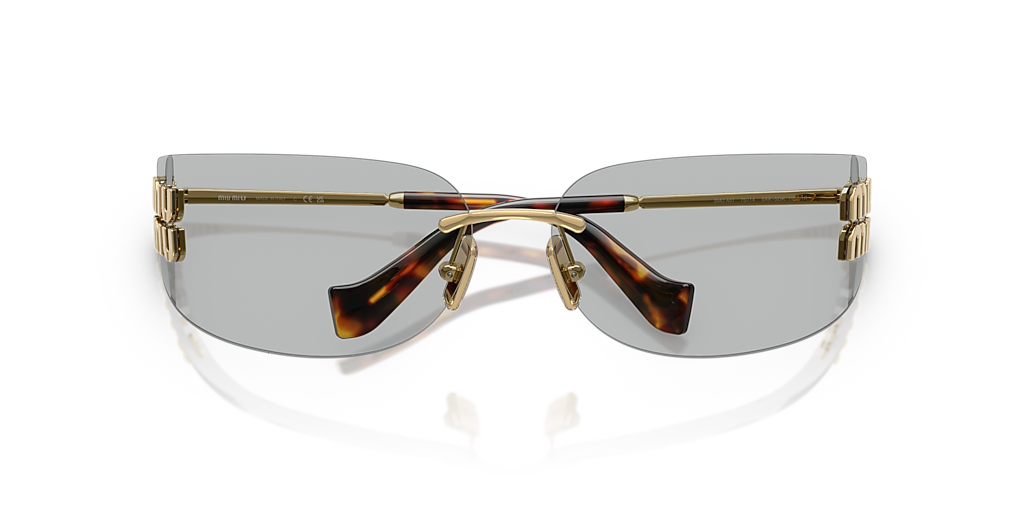 Miu Miu MU A51S M (75 - 14) with Grey lenses and Gold frame
