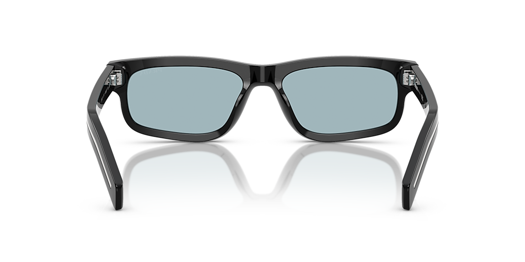Prada PR B11S L (57 - 17) with Blue lenses and Black frame