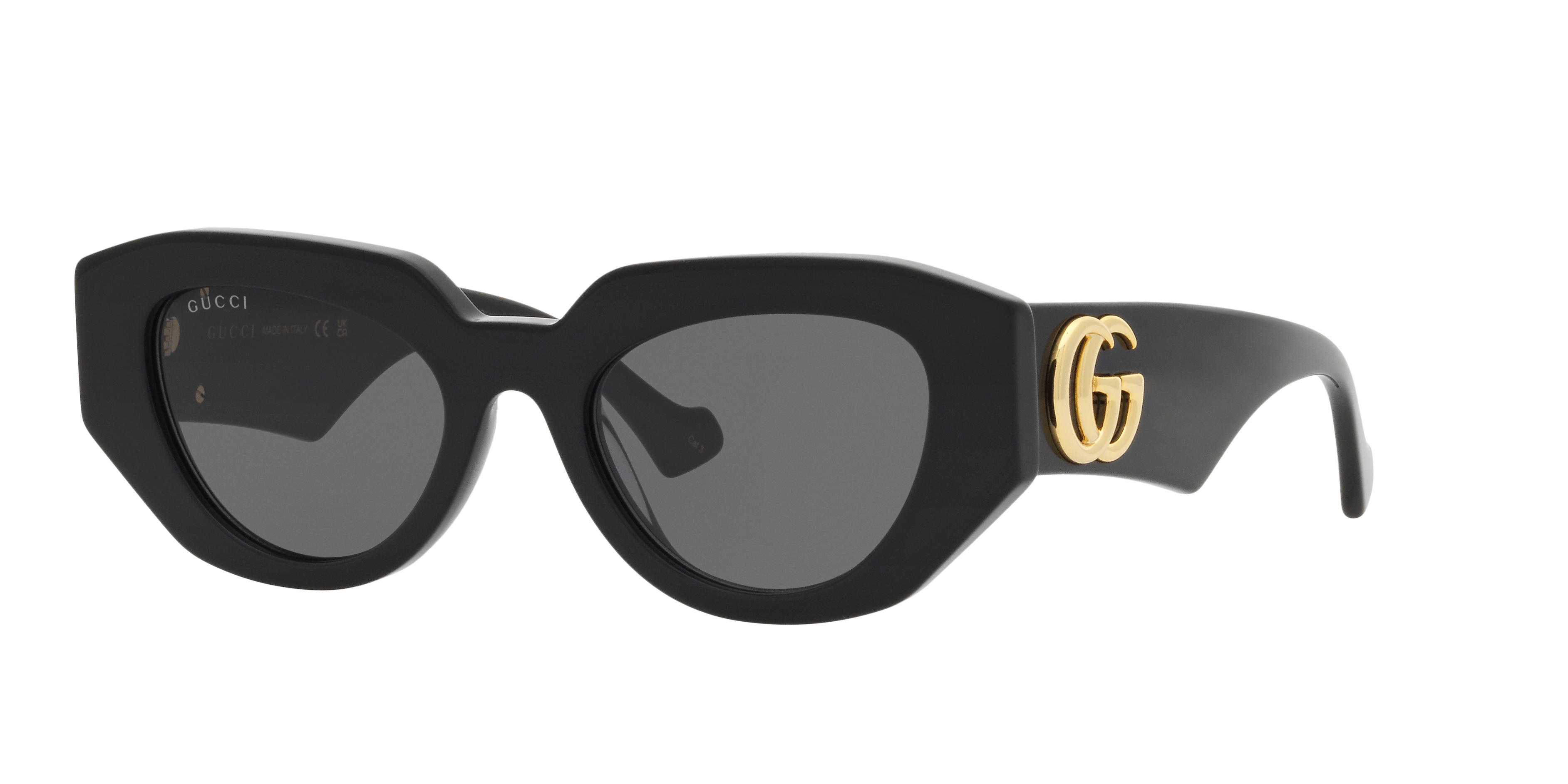 Gucci GG1421S S (51 - 20) with Grey lenses and Black frame
