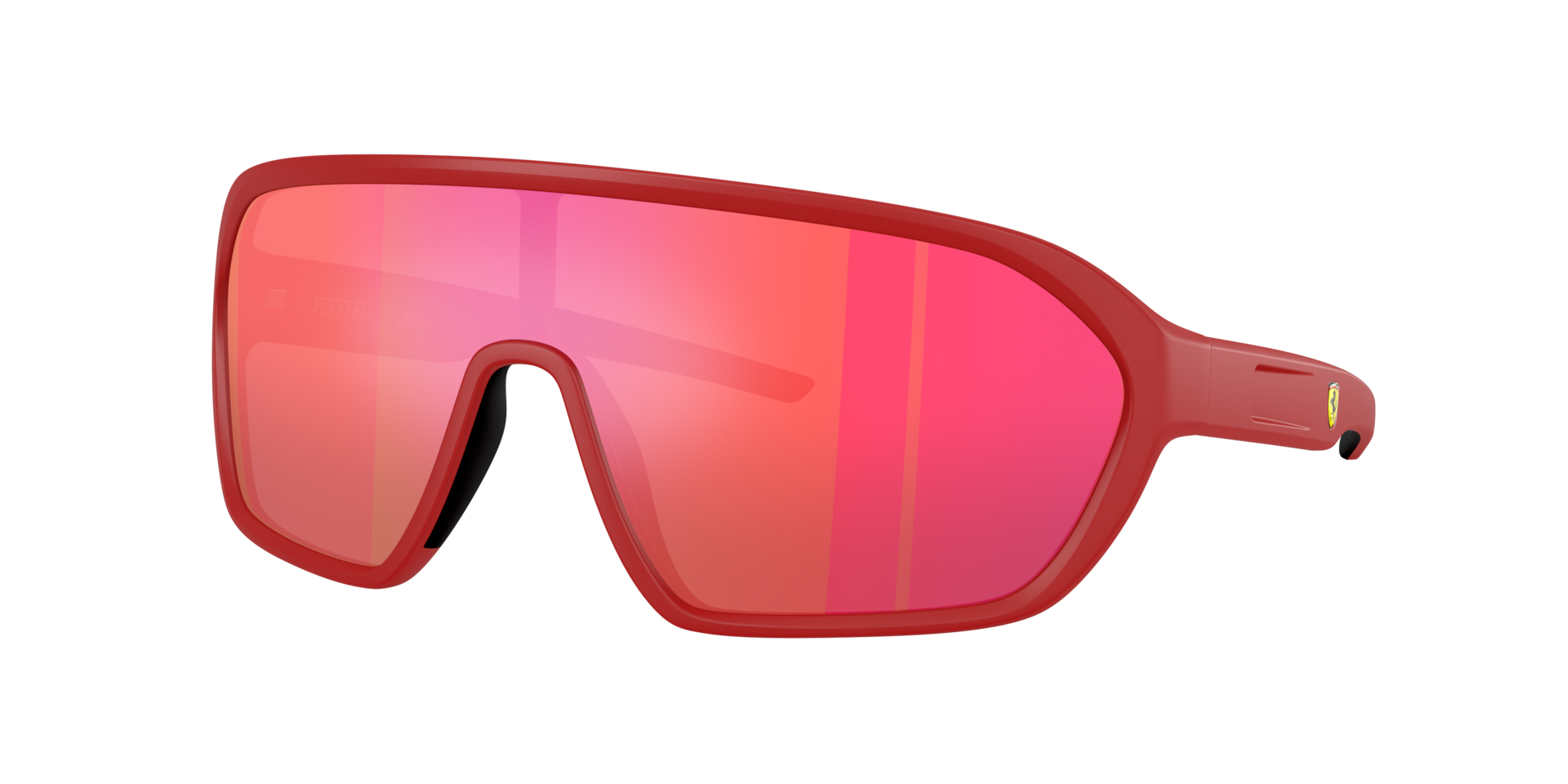 Scuderia Ferrari Man Sunglass FZ6011U -  Frame color: Matte Red, Lens color: Mirror Red