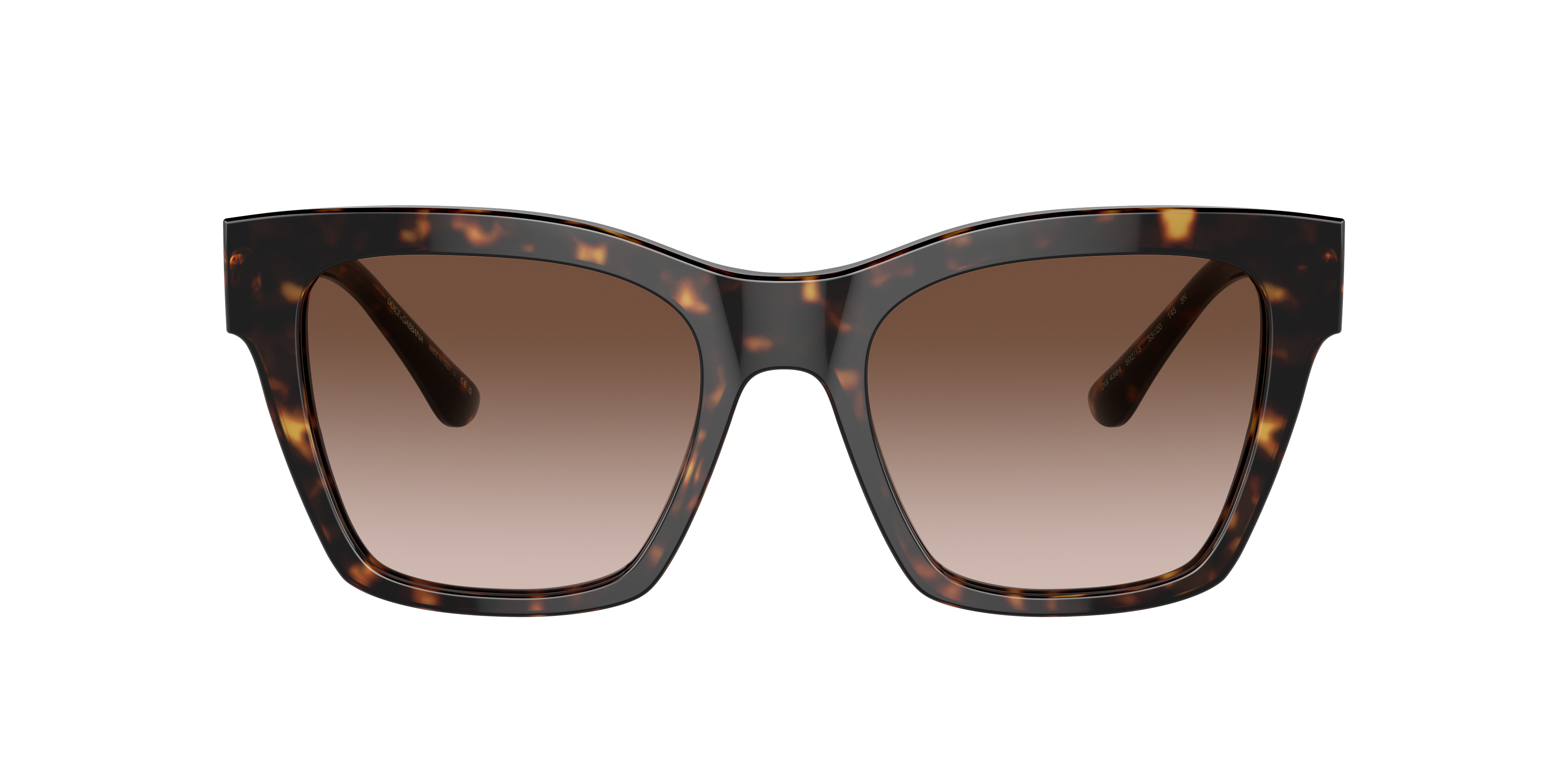 Dolce&Gabbana DG4384 L (53 - 20) with Brown lenses and Tortoise