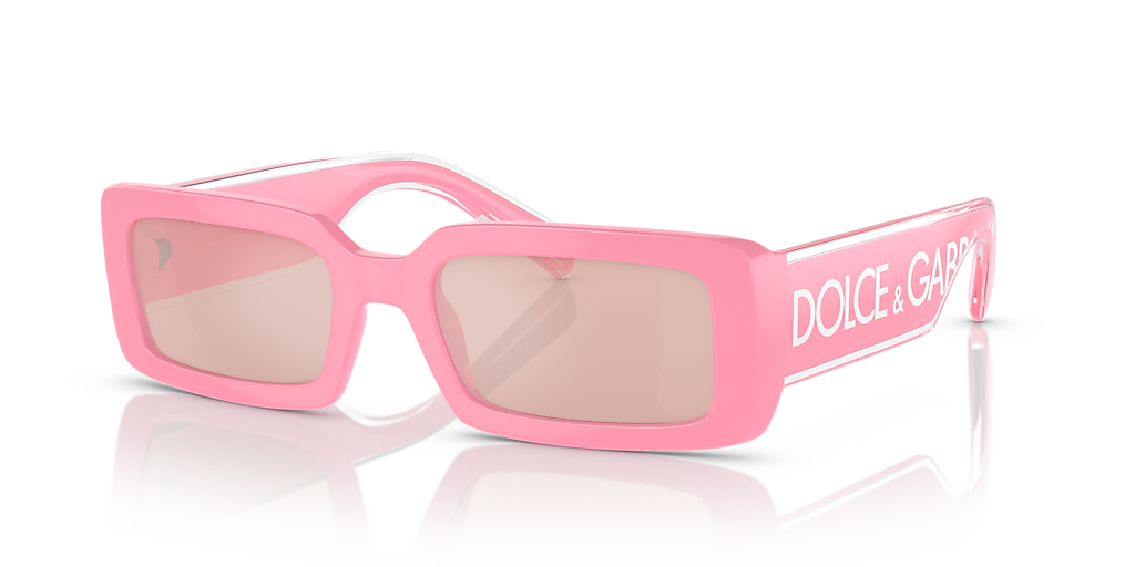 Dolce&Gabbana DG6187 M (53 - 20) com Lentes Rosa e Armação Rosa