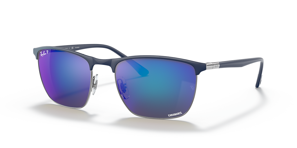 Ray-Ban RB3686 Polarized+ Lenses XL (57 - 19) with Blue lenses and