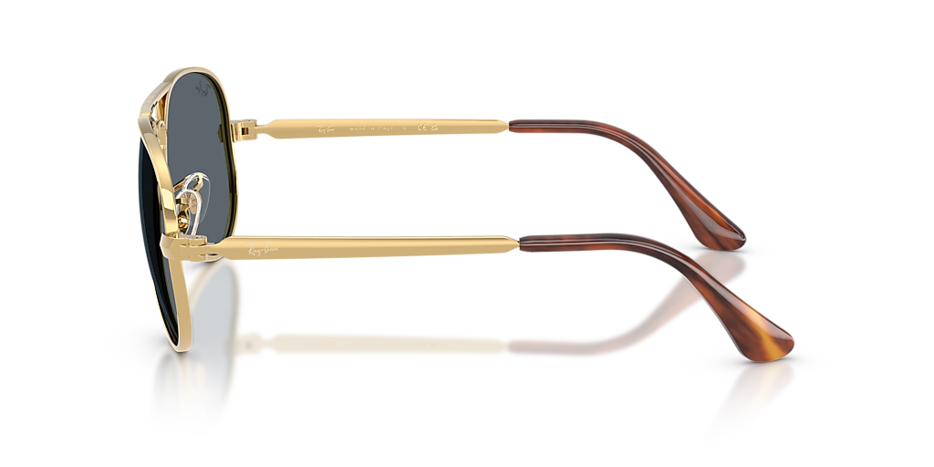 Ray-Ban AVIATOR MAX XXL (62 - 16) with Blue lenses and Gold frame