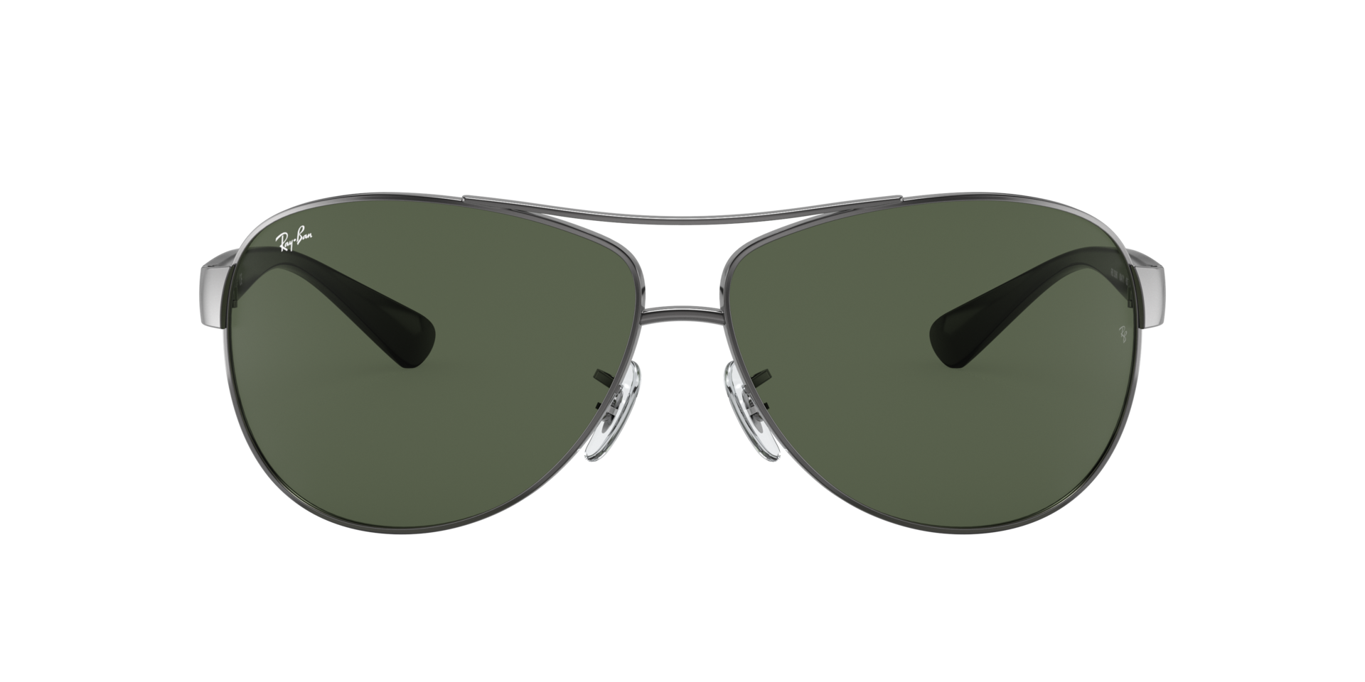 Ray-Ban RB3386 XXL (67 - 13) with Green lenses and Grey frame
