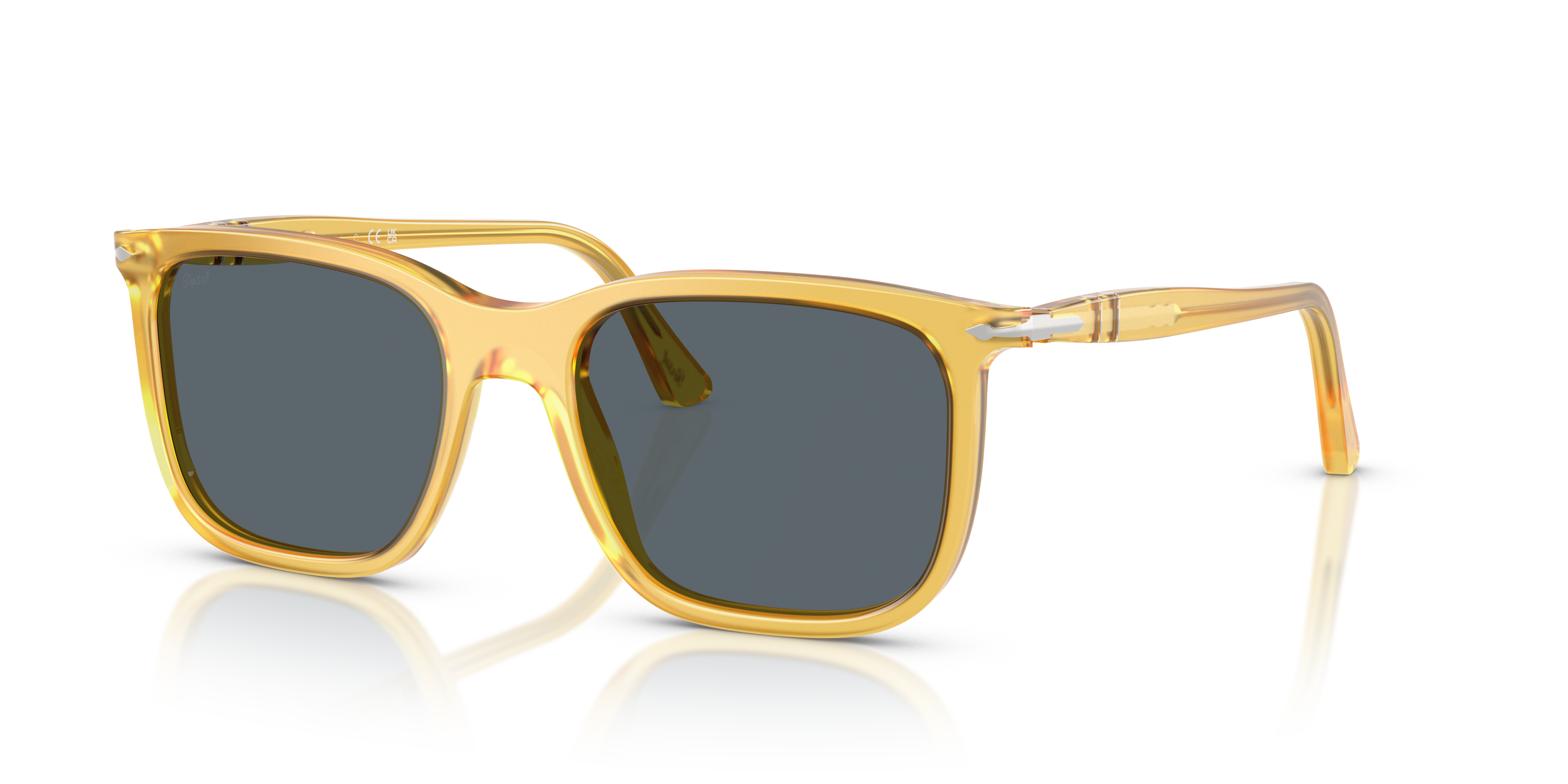 Persol PO3357S - Renzo XL (56 - 19) with Blue lenses and Beige