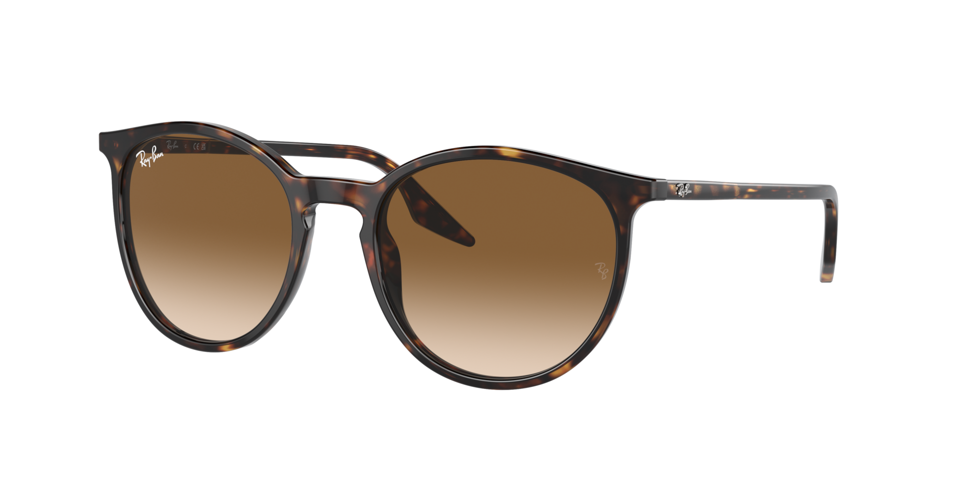 Ray-Ban Unisex Sunglass RB2204 -  Frame color: Havana, Lens color: Light Brown