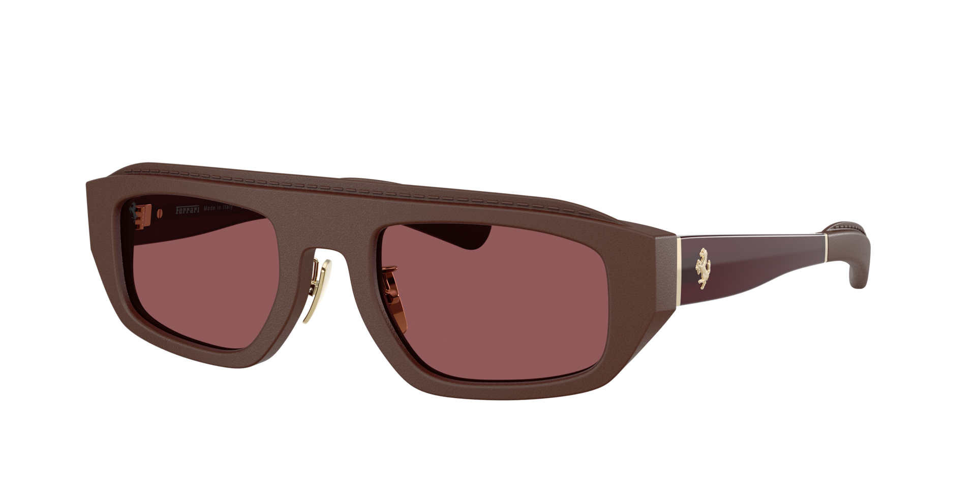Ferrari Unisex Sunglass FH2010Q - Couleur du Monture Brun Couleur de Lentille Bordeaux 570 €