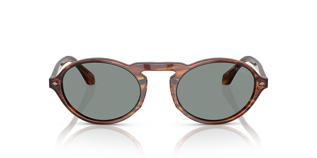 GIORGIO ARMANI サングラス AR8208 ユニセックス Giorgio Armani AR8219U M (52 - 22) with Blue lenses and Tortoise